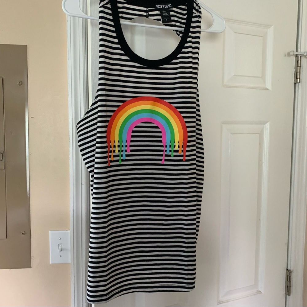 Rainbow tank from Hot Topic. Size 3.